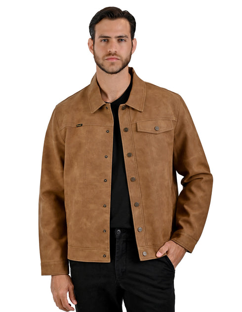 WRANGLER camisola para Caballero en Acabado Avejentado en piel sintetica.